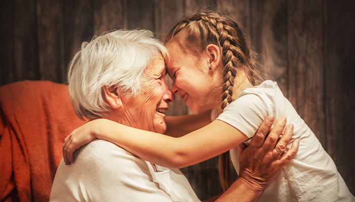 Grandparent with child