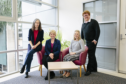 IMB Postgraduate Team - Dr Amanda Carozzi, Olga Chaourova, Cody Mudgway, Professor Rob Capon