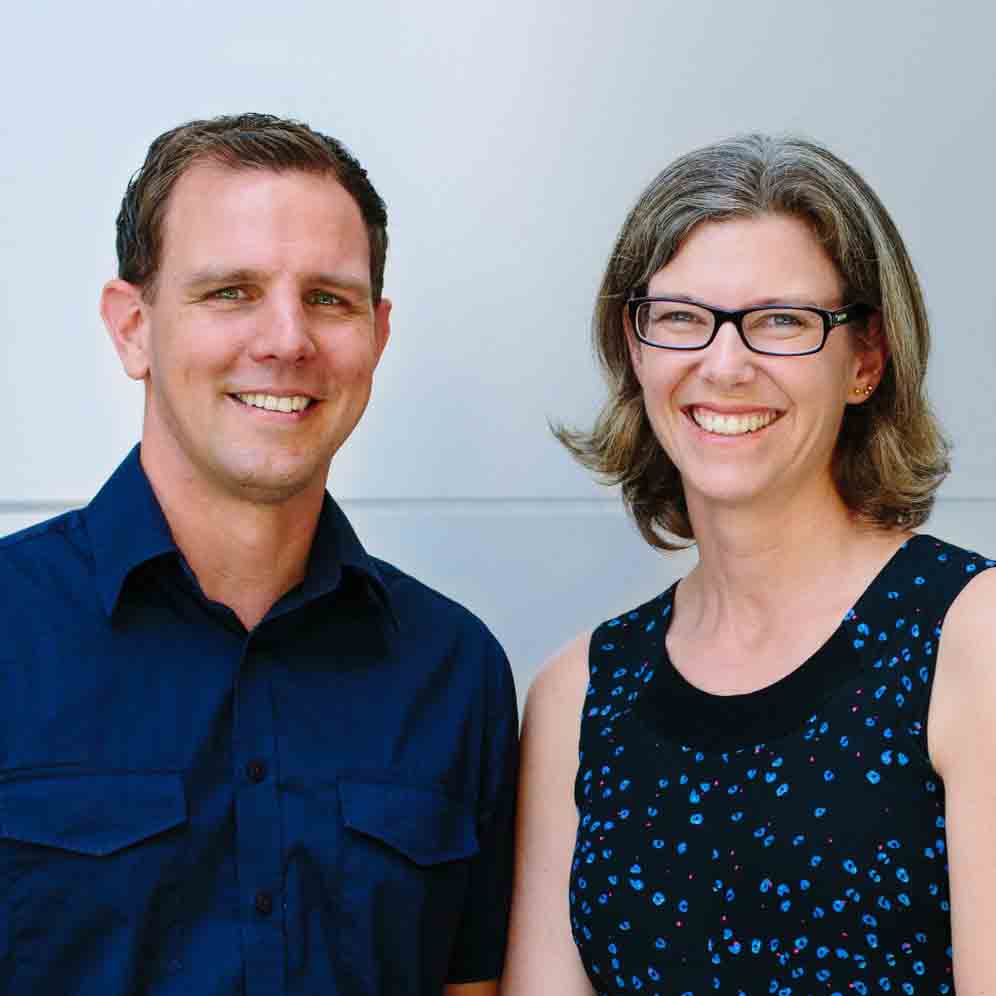 Dr Johan Rosegren and Dr Christina Schroder