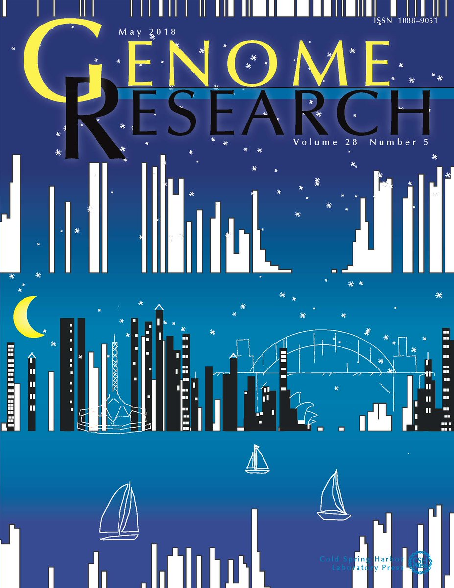 Madi’s winning cover illustration for Genome Research.