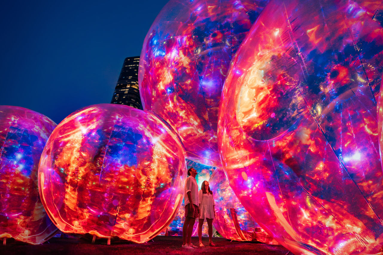 Ephemeral, an artwork installation at the Brisbane Festival