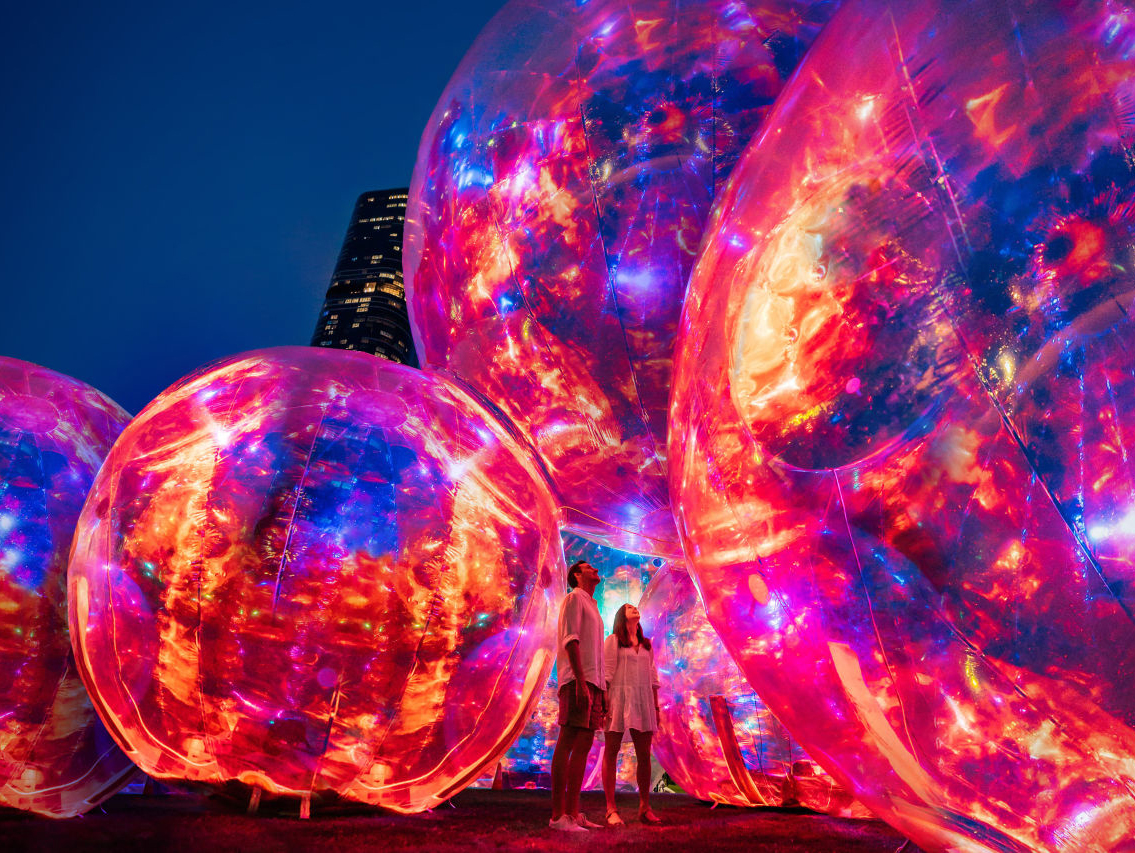 Ephemeral, an artwork installation at the Brisbane Festival