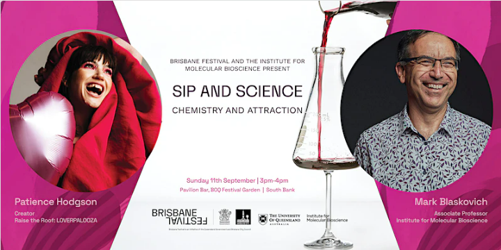  Chemistry and Attraction. Banner with Patience Hodgson and Mark Blaskovich.