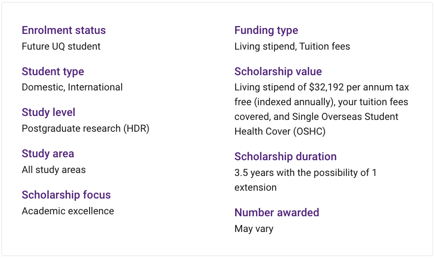 phd funding australia