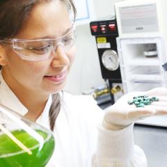 Woman in lab