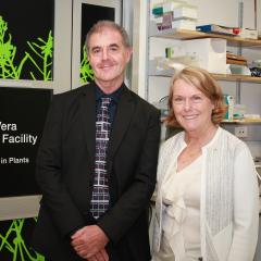 Professor David Craik from IMB and Professor Marilyn Anderson from La Trobe Institute for Molecular Science