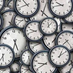 Pile of clocks 