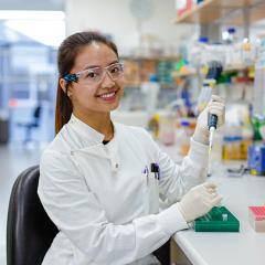 Dr Amy Chan is researching inflammation.