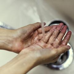 Good hand washing is one of the most effective ways to help prevent the spread of deadly bacteria. Credit: rawpixel/unsplash.